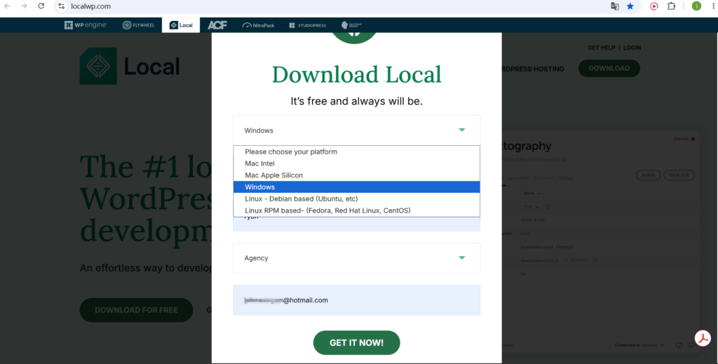 download localWP